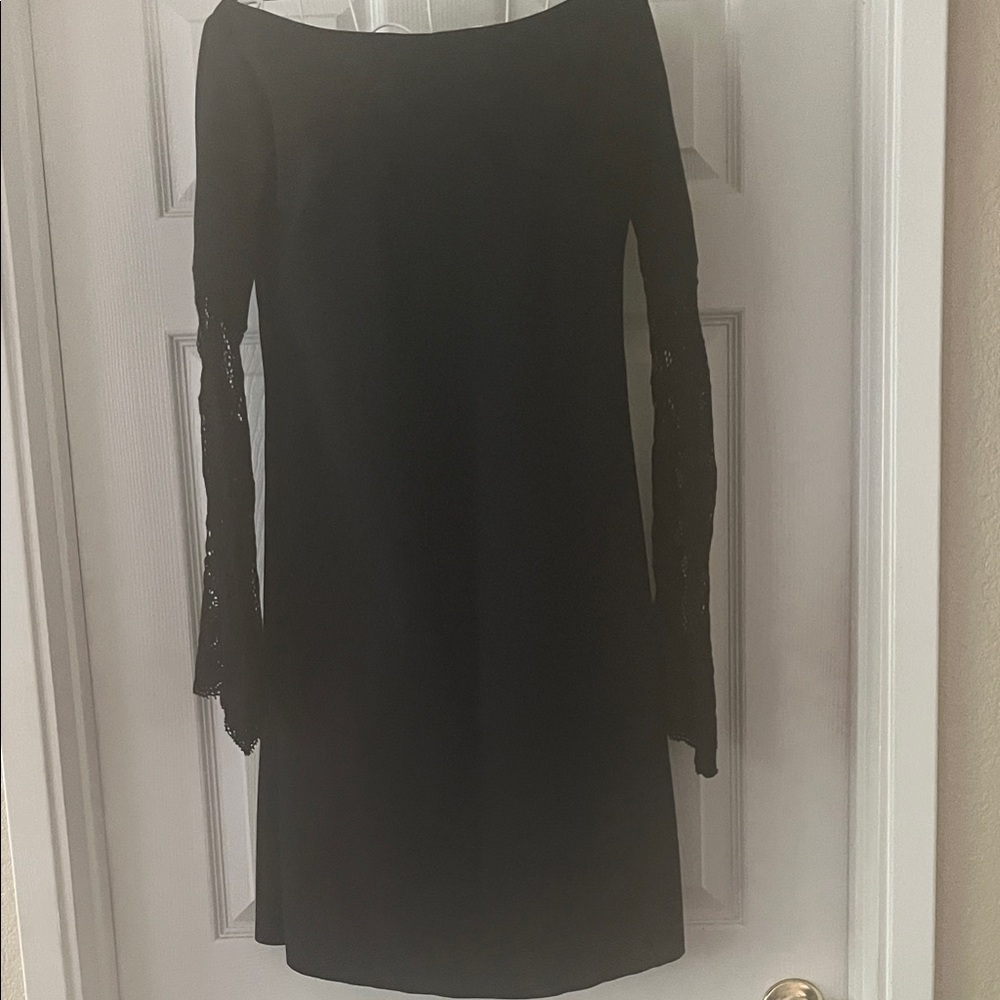Chiara Boni Black Long  Alala lace sleeves
